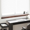 Ablakpárkány barna fa 140 x 15 x 4,5 cm pvc