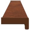 Ablakpárkány barna fa 140 x 15 x 4,5 cm pvc