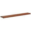 Ablakpárkány barna fa 140 x 20 x 4,5 cm pvc