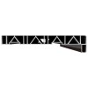 Ablakpárkány barna fa 140 x 25 x 4,5 cm pvc