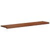 Ablakpárkány barna fa 140 x 35 x 4,5 cm pvc
