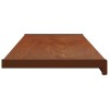 Ablakpárkány barna fa 140 x 35 x 4,5 cm pvc