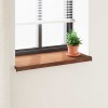 Ablakpárkány barna fa 60 x 40 x 4,5 cm pvc