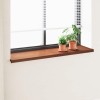 Ablakpárkány barna fa 160 x 40 x 4,5 cm pvc