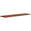 Ablakpárkány barna fa 160 x 45 x 4,5 cm pvc