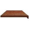 Ablakpárkány barna fa 160 x 45 x 4,5 cm pvc