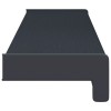 Ablakpárkány antracit fa erezettel 100 x 15 x 4,5 cm pvc