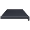 Ablakpárkány antracit fa erezettel 120 x 20 x 4,5 cm pvc