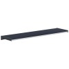 Ablakpárkány antracit fa erezettel 100 x 25 x 4,5 cm pvc