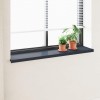 Ablakpárkány antracit fa erezettel 160 x 30 x 4,5 cm pvc