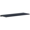 Ablakpárkány antracit fa erezettel 100 x 35 x 4,5 cm pvc