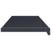 Ablakpárkány antracit fa erezettel 140 x 35 x 4,5 cm pvc