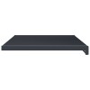 Ablakpárkány antracit fa erezettel 100 x 40 x 4,5 cm pvc