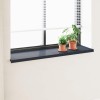 Ablakpárkány antracit fa erezettel 140 x 40 x 4,5 cm pvc