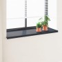 Ablakpárkány antracit fa erezettel 120 x 50 x 4,5 cm pvc