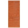 Istállóajtó viaszbarna 80 x 2,5 x 208 cm tömör fenyőfa