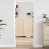 Lengő ajtók 2 pcs természetes tömör fenyőfa