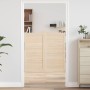 Lengő ajtók természetes 100 x 50 cm tömör fenyőfa