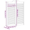 Lengő ajtók fehér 100 x 40 cm tömör fenyőfa