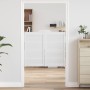 Lengő ajtók fehér 90 x 50 cm tömör fenyőfa