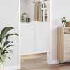 Lengő ajtók fehér 100 x 50 cm tömör fenyőfa