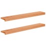 Ablakpárkányok 2 db lakkozott 100 x 20 x 2 cm tömör bükkfa