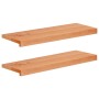 Ablakpárkányok 2 db lakkozott 70 x 25 x 2 cm tömör bükkfa