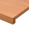 Ablakpárkányok 2 db lakkozott 120 x 30 x 2 cm tömör bükkfa