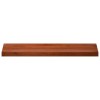 Ablakpárkányok 2 db barna 100 x 25 x 2 cm tömör bükkfa