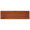 Ablakpárkányok 2 db barna 160 x 40 x 2 cm tömör bükkfa