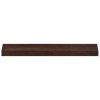 Ablakpárkányok 2 db sötét barna 80x 15 x 2 cm tömör bükkfa