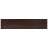 Ablakpárkányok 2 db sötét barna 80x 15 x 2 cm tömör bükkfa