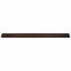 Ablakpárkányok 2 db sötét barna 140 x 15 x 2 cm tömör bükkfa