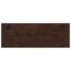 Ablakpárkányok 2 db sötét barna 80x 25 x 2 cm tömör bükkfa