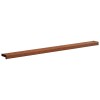Ablakpárkány barna fa 160 x 10 x 4,5 cm pvc