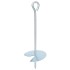 Földi horgony 10 pcs ezüst ø10 x 30 cm galvanizált fém