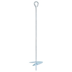 Földi horgony 4 pcs ezüst ø10 x 50 cm galvanizált fém