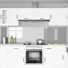 Konyhai hátfal 2 pcs világosszürke 120 x 60 cm edzett üveg