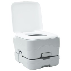 Hordozható kemping wc - 10l friss víz és 10l hulladék tartály