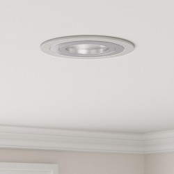 Beépített spotlámpák 12 db kerek gu10 ezüst ø91 mm