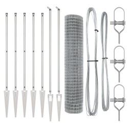 Euro kerítés 7 cölöppel 1.5x10 m horganyzott acél