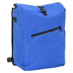 Kék pannier rács kerékpártáska 25 l 33x16x48 cm