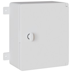 Vezérlőszekrény ip65 vízálló szürke 25x13x30 cm abs műanyag