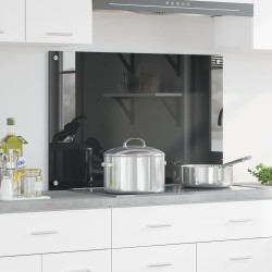 Konyhai csempe sötétszürke 90x60x0,6 cm edzett üveg