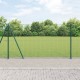 Hegesztett drótkerítés 13 flangált poszttal zöld 1,2x50 m acél Hegesztett drótkerítés 13 flangált poszttal zöld 1,2x50 m acél