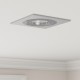 Beépített spotlámpák 12 db négyzet gu10 ezüst 91x91 mm