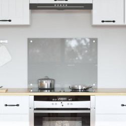 Konyhai hátfal világosszürke 70x50x0,6 cm edzett üveg