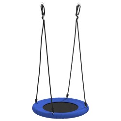 Fészek hinta - kék, ø 100 cm, 100 kg, oxford anyag