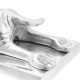 Könyvtámaszok 2 db ezüst 12x15x18 cm alumínium kutya Könyvtámaszok 2 db ezüst 12x15x18 cm alumínium kutya