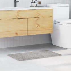 Fürdőszoba szőnyeg téglaszürke 50x80 cm poliészter csúszásmentes